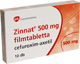 ZINNAT 500 MG FILMTABLETTA