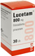 LUCETAM 800 MG FILMTABLETTA