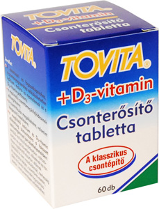 TOVITA+D3 VITAMIN CSONTERST TABLETTA
