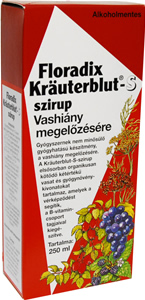 FLORADIX KRAUTERBLUT SZIRUP VASSAL S VITAMINOKKAL
