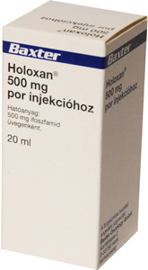 HOLOXAN 500 MG POR OLDATOS INJEKCIHOZ