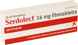SERDOLECT 16 MG FILMTABLETTA