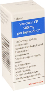 VANCOCIN 500 MG POR OLDATOS INFZIHOZ VAGY BELSLEGES OLDATHOZ