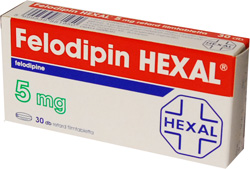 FELODIPIN HEXAL 5 MG RETARD TABLETTA