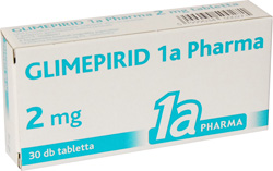 GLIMEPIRID 1A PHARMA 2 MG TABLETTA