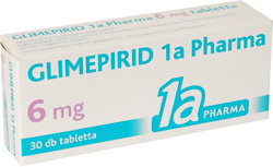 GLIMEPIRID 1A PHARMA 6 MG TABLETTA