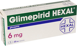 GLIMEPIRID HEXAL 6 MG TABLETTA