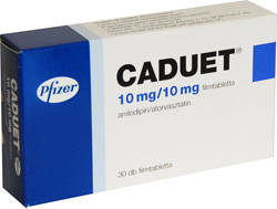 CADUET 10 MG/10 MG FILMTABLETTA