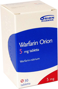 WARFARIN ORION 5 MG TABLETTA