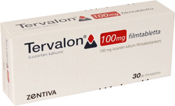TERVALON 100 MG FILMTABLETTA