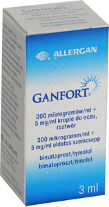 GANFORT 0,3 MG/ML + 5 MG/ML OLDATOS SZEMCSEPP