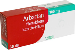 ARBARTAN 100 MG FILMTABLETTA