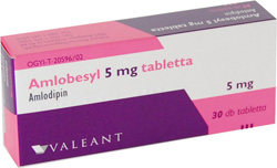 AMLOBESYL 5 MG TABLETTA
