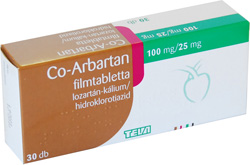 CO-ARBARTAN 100 MG/25 MG FILMTABLETTA