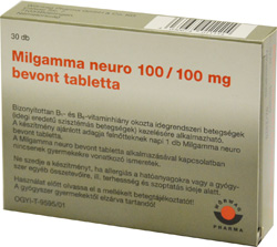 MILGAMMA NEURO 100/100 MG BEVONT TABLETTA