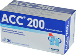 ACC 200 MG PEZSGTABLETTA