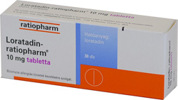 LORATADIN-RATIOPHARM 10 MG TABLETTA