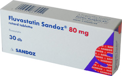 FLUVASTATIN SANDOZ 80 MG RETARD TABLETTA