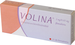 VOLINA 3 MG/0,03 MG FILMTABLETTA