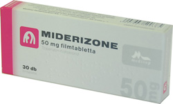 MIDERIZONE 50 MG FILMTABLETTA