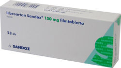 IRBESARTAN SANDOZ 150 MG FILMTABLETTA