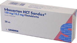 IRBESARTAN HCT SANDOZ 150 MG/12,5 MG FILMTABLETTA