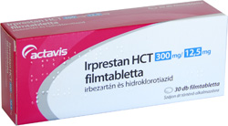 IRPRESTAN HCT 300 MG/12,5 MG FILMTABLETTA