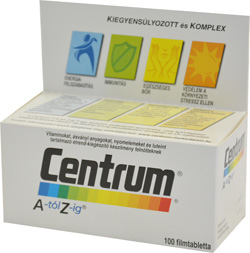 CENTRUM A-TL Z-IG LUTEINNEL FILMTABLETTA