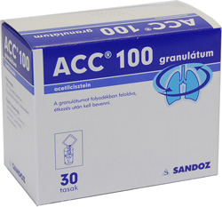 ACC 100 MG GRANULTUM GYERMEKEKNEK