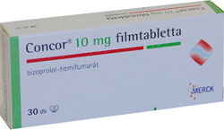 CONCOR 10 MG FILMTABLETTA