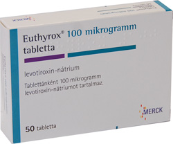 EUTHYROX 100 MIKROGRAMM TABLETTA