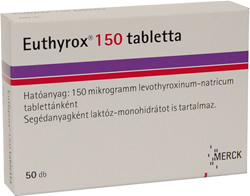 EUTHYROX 150 MIKROGRAMM TABLETTA
