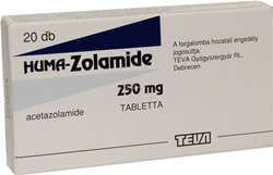 HUMA-ZOLAMIDE 250 MG TABLETTA