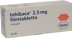 INHIBACE 2,5 MG FILMTABLETTA