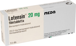 LOTENSIN 20 MG FILMTABLETTA