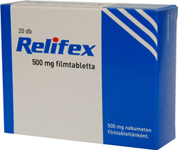 RELIFEX 500 MG FILMTABLETTA