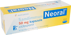 SANDIMMUN NEORAL 50 MG LGY KAPSZULA