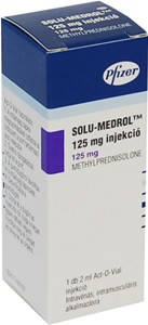 SOLU-MEDROL 125 MG POR S OLDSZER OLDATOS INJEKCIHOZ