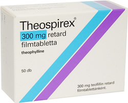THEOSPIREX 300 MG RETARD FILMTABLETTA