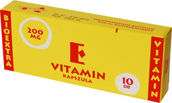VITAMIN E BIOEXTRA 200 MG LGY KAPSZULA