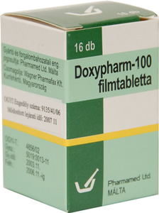 DOXYPHARM 100 MG FILMTABLETTA