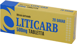 LITICARB 500 MG TABLETTA