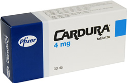 CARDURA 4 MG TABLETTA