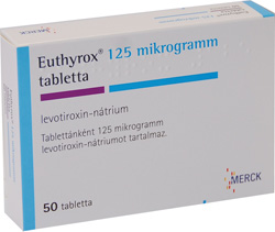 EUTHYROX 125 MIKROGRAMM TABLETTA