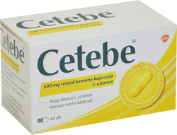 CETEBE 500 MG RETARD KEMNY KAPSZULA
