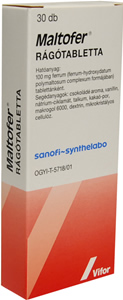MALTOFER 100 MG RGTABLETTA