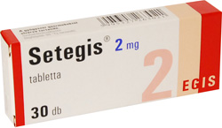 SETEGIS 2 MG TABLETTA