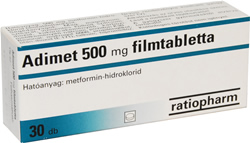 ADIMET 500 MG FILMTABLETTA