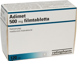 ADIMET 500 MG FILMTABLETTA