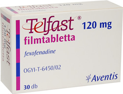 TELFAST 120 MG FILMTABLETTA